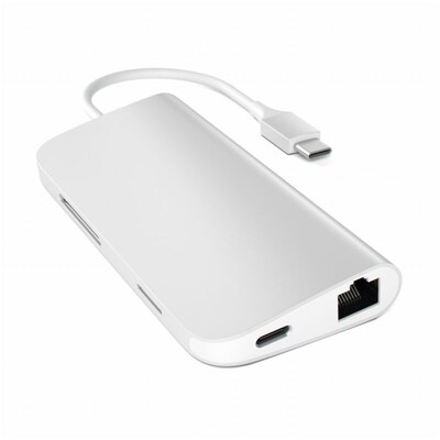 Hub auf günstig Kaufen-Satechi USB-C Hub Multi-Port Adapter 4K silber. Satechi USB-C Hub Multi-Port Adapter 4K silber <![CDATA[• edles Design & hochwertige Qualität • kompakte Bauform]]>. 