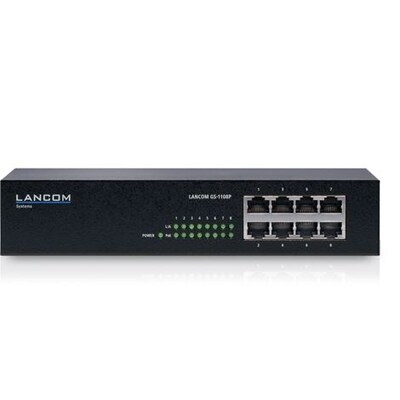 ETHERNET günstig Kaufen-LANCOM GS-1108P 8-Port Gigabit Switch PoE. LANCOM GS-1108P 8-Port Gigabit Switch PoE <![CDATA[• Kompakter 8-Port Gigabit Ethernet Switch für zuverlässige Vernetzung • Effiziente Stromversorgung von PoE-fähigen Netzwerkkomponenten • PoE-Unterstüt