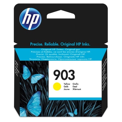 zu HP günstig Kaufen-HP 903 Original Druckerpatrone Gelb T6L95AE. HP 903 Original Druckerpatrone Gelb T6L95AE <![CDATA[• HP903 Tintenpatrone T6L95AE • Farbe: Gelb • Reichweite: ca. 315 Seiten • Kompatibel zu: HP OfficeJet Pro 6860 - 6960 - 6970]]>. 