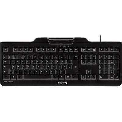 USB deutsch günstig Kaufen-Cherry KC 1000 SC Keyboard mit Smart Card Reader USB schwarz. Cherry KC 1000 SC Keyboard mit Smart Card Reader USB schwarz <![CDATA[• Anwendungsbereich: professionelles Arbeiten, Nummernblock integriert • Kabelgebunden (USB) • Layout: deutsch • sc