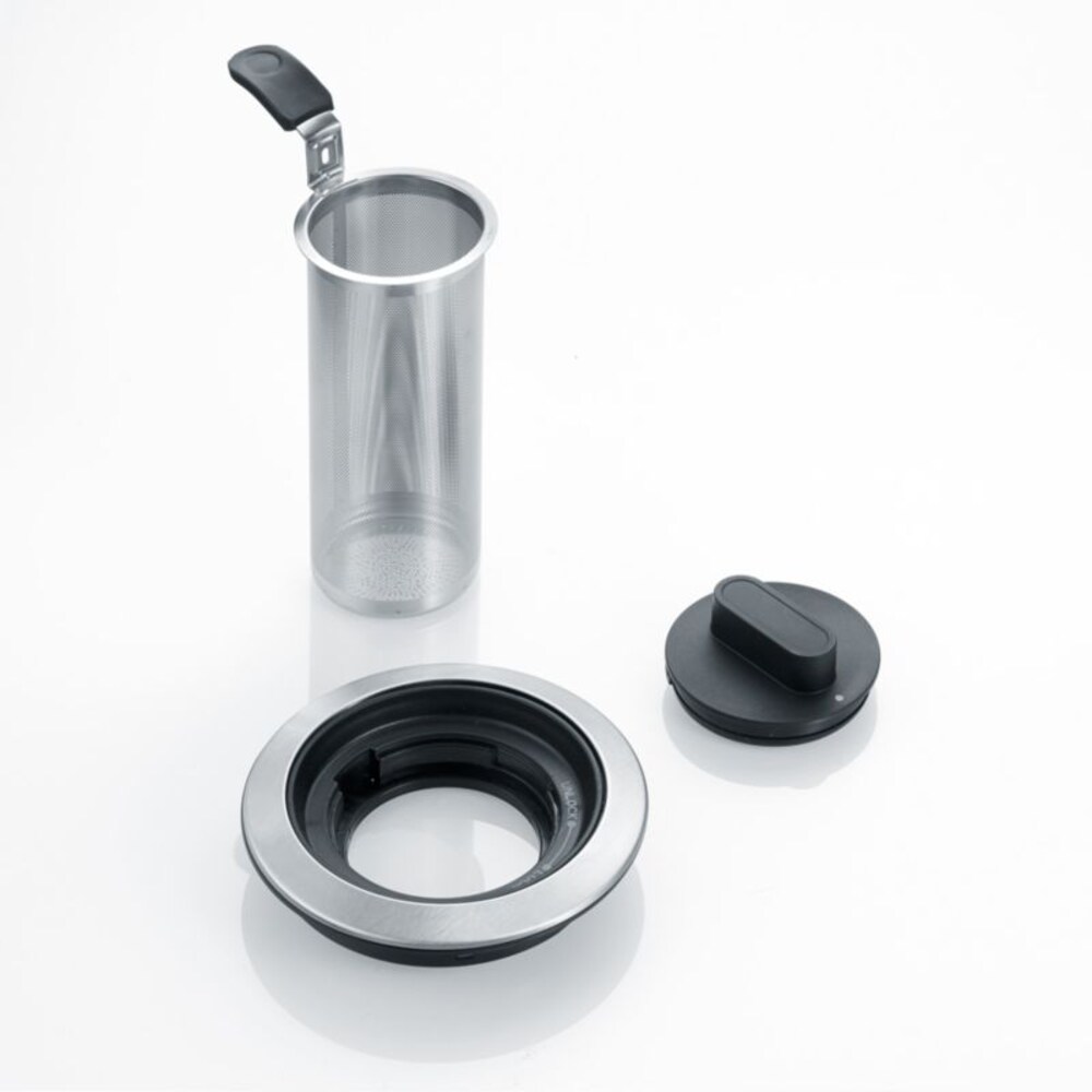 Severin WK 3477 Glas-Tee-/Wasserkocher 1,7 Liter Glas/Edelstahl