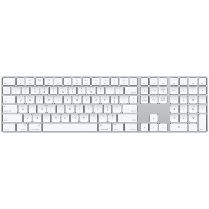 Apple Magic Keyboard mit Ziffernblock Silber (US-Layout)