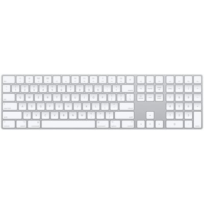 Englisch günstig Kaufen-Apple Magic Keyboard mit Ziffernblock Silber (US-Layout). Apple Magic Keyboard mit Ziffernblock Silber (US-Layout) <![CDATA[• Anwendungsbereich: Standard, Nummernblock integriert • Kabellos, Bluetooth 4.0 • Layout: englisch (US-Layout) • silber, 3