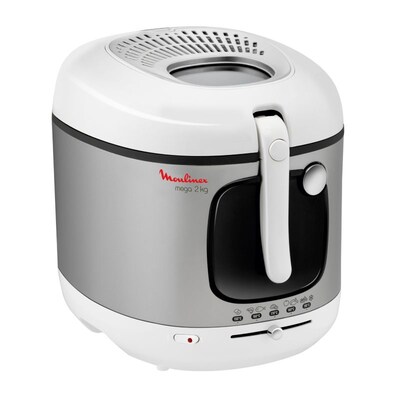Moulinex  AM4800 Fritteuse MEGA weiß/edelstahl | 03045386363681