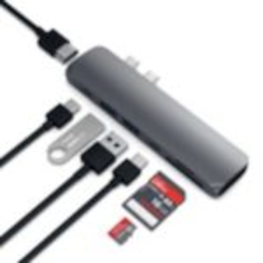 Satechi USB-C Pro Hub Multi-Port Adapter 4K HDMI Space Gray