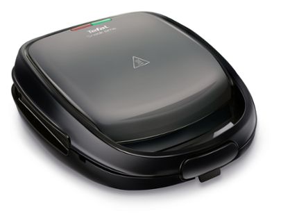 Tefal SW 341B Snack Time Waffel-/Sandwichmaker Schwarz/Grau