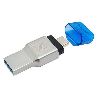 Micro B günstig Kaufen-Kingston MobileLite 3C Cardreader USB 3.0. Kingston MobileLite 3C Cardreader USB 3.0 <![CDATA[• Kompaktes, leichtes microSD Kartenlesegerät • Duale Schnittstelle mit USB Type-A und USB Type-C Anschlüssen • Robuste Mobilität durch Metallgehäuse 