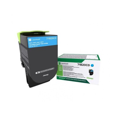 30 en  günstig Kaufen-Lexmark 71B20C0 Rückgabe-Tonerkasette Cyan 2.300 Seiten. Lexmark 71B20C0 Rückgabe-Tonerkasette Cyan 2.300 Seiten <![CDATA[• Lexmark Rückgabe-Tonerkartusche 71B20C0 • Farbe: Cyan • Kapazität: ca. 2.300 Seiten • Kompatibel zu: Lexmark CS