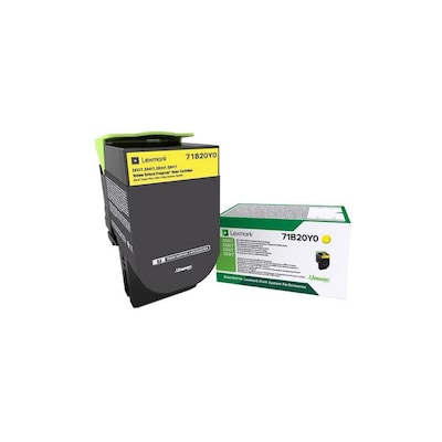 Toner gelb günstig Kaufen-Lexmark 71B20Y0 Rückgabe-Tonerkasette Gelb 2.300 Seiten. Lexmark 71B20Y0 Rückgabe-Tonerkasette Gelb 2.300 Seiten <![CDATA[• Lexmark Rückgabe-Tonerkartusche 71B20Y0 • Farbe: Gelb • Kapazität: ca. 2.300 Seiten • Kompatibel zu: Lexmark CS