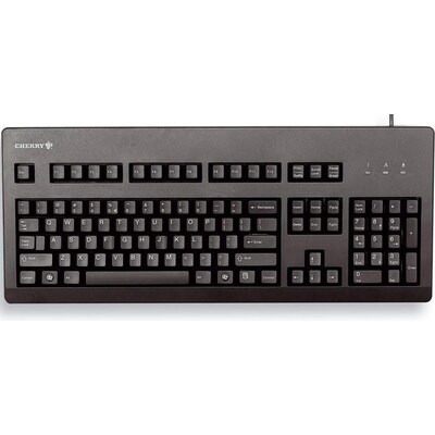 000 00 günstig Kaufen-Cherry G80-3000LPCDE-2 Keyboard USB/ PS2 schwarz. Cherry G80-3000LPCDE-2 Keyboard USB/ PS2 schwarz <![CDATA[• Anwendungsbereich: professionelles Arbeiten, Nummernblock integriert • Kabelgebunden (PS/2 & USB) • Layout: deutsch • schwarz, 935g, 44,0