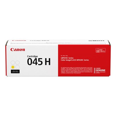 Tonerkartusche günstig Kaufen-Canon 1243C002 Original Toner Gelb 045H ca. 2.200 Seiten. Canon 1243C002 Original Toner Gelb 045H ca. 2.200 Seiten <![CDATA[• Canon Tonerkartusche 045hy • Farbe: Gelb • Reichweite: ca. 2.200 Seiten • Kompatibel zu: Canon MF631Cn, MF633Cdw, MF635Cx