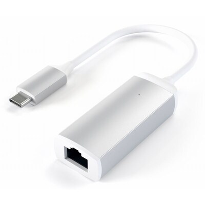 USB C günstig Kaufen-Satechi USB-C auf Ethernet Adapter Silber. Satechi USB-C auf Ethernet Adapter Silber <![CDATA[• edles Design & hochwertige Qualität • kompakte Bauform • USB-C zu Gigabit-Ethernet]]>. 