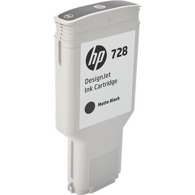 RB M günstig Kaufen-HP 728 Original Druckerpatrone mattschwarz 300ml F9J68A. HP 728 Original Druckerpatrone mattschwarz 300ml F9J68A <![CDATA[• HP728 Tintenpatrone (F9J68A) • Farbe: mattschwarz • Füllmenge: 300ml • Kompatibel zu: HP DesignJet T730 / DesignJet T830]]