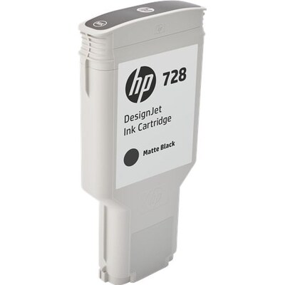 ml Tinte günstig Kaufen-HP 728 Original Druckerpatrone mattschwarz 300ml F9J68A. HP 728 Original Druckerpatrone mattschwarz 300ml F9J68A <![CDATA[• HP728 Tintenpatrone (F9J68A) • Farbe: mattschwarz • Füllmenge: 300ml • Kompatibel zu: HP DesignJet T730 / DesignJet T830]]