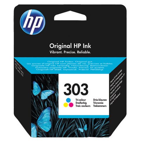 HP 303 Original Druckerpatronen farbig Cyan Magenta Gelb T6N01AE ca. 200 Seiten