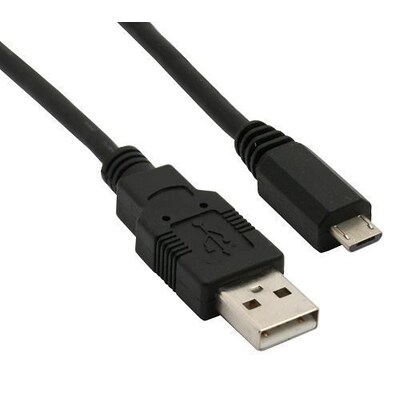 Y KABEL  günstig Kaufen-Good Connections Micro USB 2.0 Kabel 1m USB-A Stecker/Micro-B Stecker. Good Connections Micro USB 2.0 Kabel 1m USB-A Stecker/Micro-B Stecker <![CDATA[• USB-Kabel • Anschlüsse: USB Typ A und USB micro B • Farbe: schwarz, Länge: 1,0m • passend fü