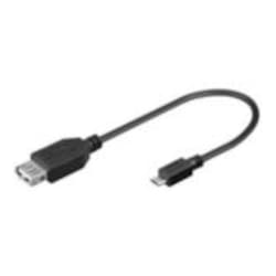 Good Connections USB 2.0 Adapterkabel Buchse A zu Stecker micro B OTG schwarz