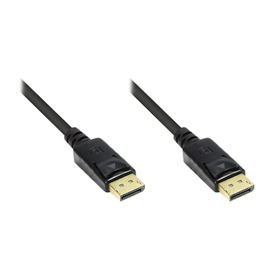 Good Connections DisplayPort Anschlusskabel 1m beidseitig vergoldet schwarz