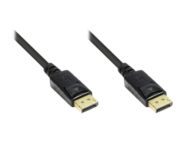 Good Connections DisplayPort beidseitig Anschlusskabel vergoldet schwarz 1m