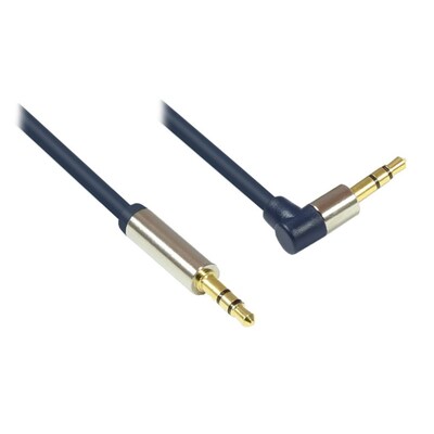 SC 3 günstig Kaufen-Good Connections 3,5mm Klinkenkabel 0,5m Stecker zu Winkel Stecker dunkelblau. Good Connections 3,5mm Klinkenkabel 0,5m Stecker zu Winkel Stecker dunkelblau <![CDATA[• Klinke-Kabel • Anschlüsse: Klinke 3,5mm Stereo 3-pol. und Klinke 3,5mm Stereo 3-po