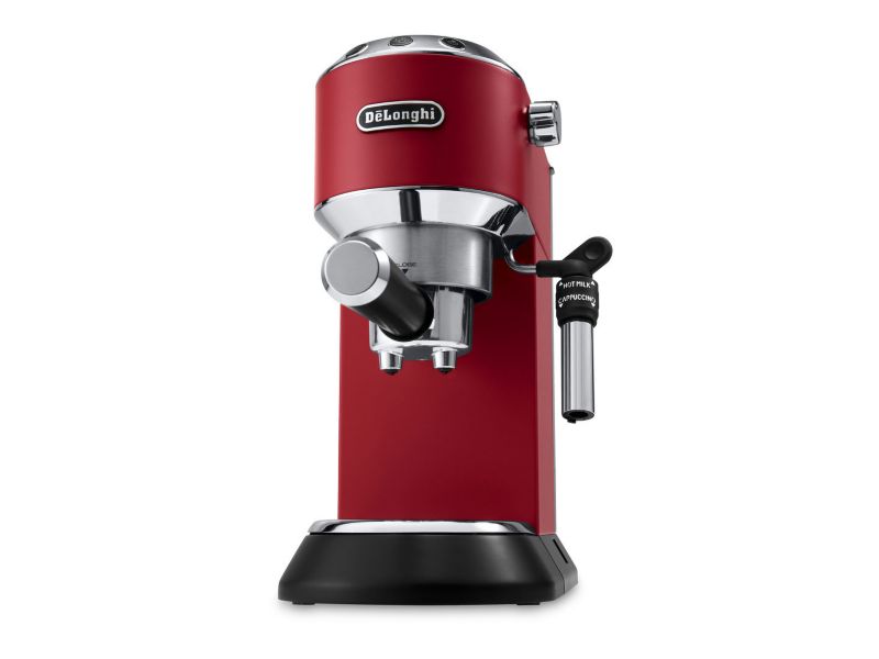 DeLonghi EC 685.R Dedica Style Siebtr&auml;ger Espressomaschine Rot