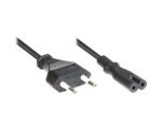 Good Connections Euro-Netzkabel Netzstecker an Euro 8 Buchse 5m schwarz