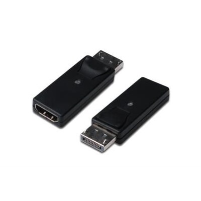 Digitus DisplayPort Adapter DP zu HDMI A Full HD St./Bu. schwarz