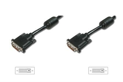 DVI Kabel 24+1 St./St. Dual Link 3m mit Ferritkern