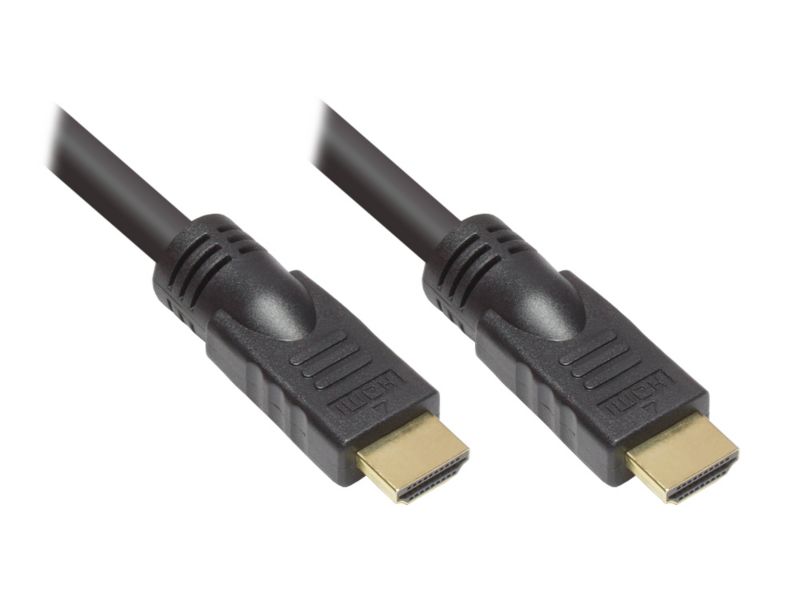 Good Connections 15m High-Speed HDMI Anschlusskabel schwarz mit Ethernet