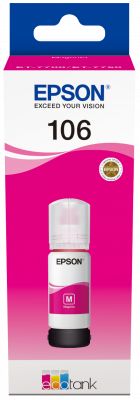 Epson C13T00R340 Original Tintenbeh&auml;lter 106 Magenta EcoTank 70ml 5.000