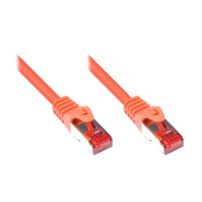 Kabel Cat günstig Kaufen-Good Connections 0,25m RNS Patchkabel CAT6 S/FTP PiMF orange. Good Connections 0,25m RNS Patchkabel CAT6 S/FTP PiMF orange <![CDATA[• RJ45 Stecker an RJ45 Stecker, mit Rastnasenschutz (RNS) • Vergoldete Kontaktflächen • S/FTP-Kabel (Schirmung mit F