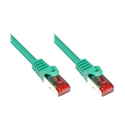 Be Hen günstig Kaufen-Good Connections 1,0m RNS Patchkabel CAT6 S/FTP PiMF grün. Good Connections 1,0m RNS Patchkabel CAT6 S/FTP PiMF grün <![CDATA[• RJ45 Stecker an RJ45 Stecker, mit Rastnasenschutz (RNS) • Vergoldete Kontaktflächen • S/FTP-Kabel (Schirmung m