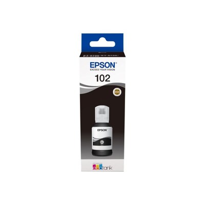 ml 12 günstig Kaufen-Epson C13T03R140 Original Tintenbehälter 102 Schwarz EcoTank 127ml. Epson C13T03R140 Original Tintenbehälter 102 Schwarz EcoTank 127ml <![CDATA[• Epson Tintenpatrone C13T03R140 • Farbe: Schwarz • Reichweite: ca. 7.500 Seiten • Kompatibel