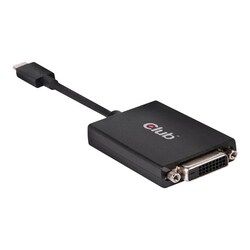 Club 3D USB 3.1 Typ-C auf DVI-D aktiver Adapter schwarz