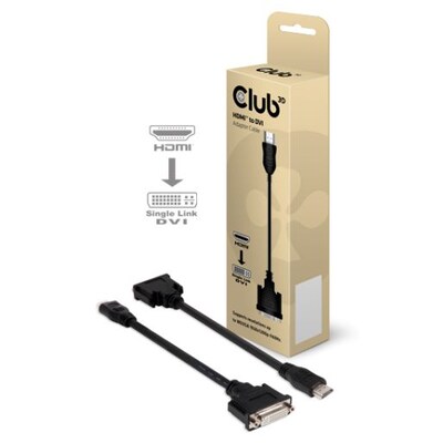 HD 2 günstig Kaufen-Club 3D HDMI Adapterkabel HDMI zu DVI-D passiv St./Bu. schwarz CAC-HMDDFD. Club 3D HDMI Adapterkabel HDMI zu DVI-D passiv St./Bu. schwarz CAC-HMDDFD <![CDATA[• HDMI/DVI-Adapter • Anschlüsse: HDMI A und DVI-D (24+1) Dual Link • Farbe: schwarz • pa