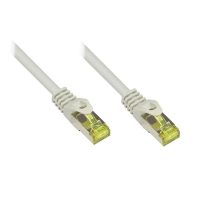 Kabel  günstig Kaufen-Good Connections 1,5m RNS Patchkabel mit Cat.7 Rohkabel S/FTP PiMF grau. Good Connections 1,5m RNS Patchkabel mit Cat.7 Rohkabel S/FTP PiMF grau <![CDATA[• Rohkabel nach Cat. 7 Vorgaben gefertigt • 2x geschirmte RJ45 Cat. 6A Stecker • S/FTP-Kabel (S