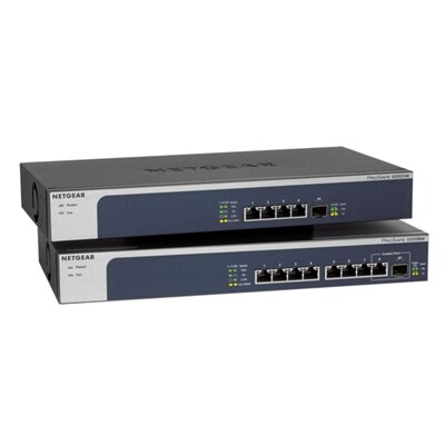 10 SW günstig Kaufen-Netgear XS505M 5-Port 10Gigabit Multi-Gigabit Unmanaged Switch (+1x SFP+). Netgear XS505M 5-Port 10Gigabit Multi-Gigabit Unmanaged Switch (+1x SFP+) <![CDATA[• 4x 10 Gigabit Ethernet + 1x 10 Gigabit SFP+, nicht verwaltet • für 19-Zoll-Rack-Montage 