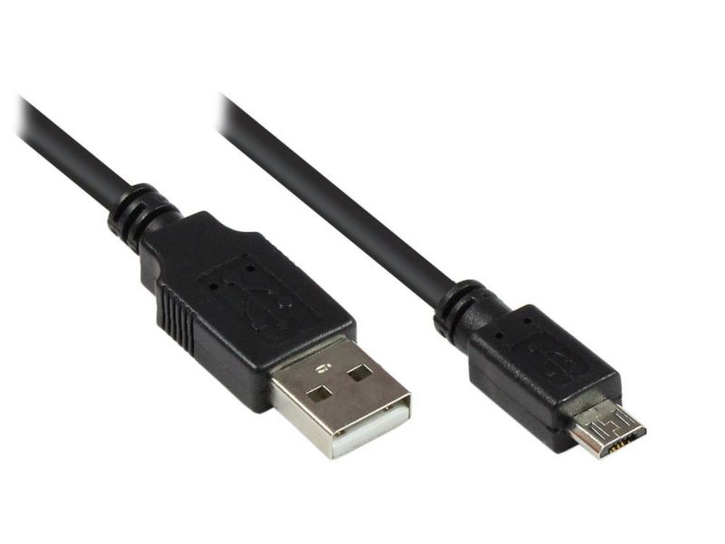 Good Connections Micro USB 2.0 Kabel USB-A Stecker/Micro-B Stecker 1,8m