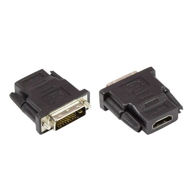 Farbe günstig Kaufen-Good Connections DVI auf HDMI Adapter 19pol. Buchse/ 24+1 Stecker. Good Connections DVI auf HDMI Adapter 19pol. Buchse/ 24+1 Stecker <![CDATA[• HDMI-Adapter • Anschlüsse: HDMI A und DVI-D (24+1) Dual Link • Farbe: schwarz • passend für: Audio/Vi
