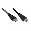 Good Connections High Speed HDMI Kabel 1,5m mit Ethernet gold Stecker schwarz