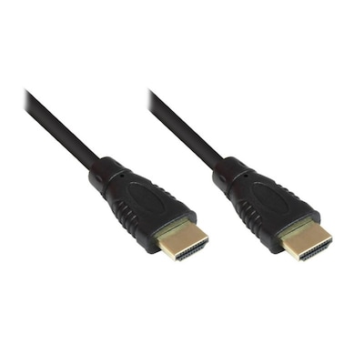 Kabel 5m günstig Kaufen-Good Connections High Speed HDMI Kabel 1,5m mit Ethernet gold Stecker schwarz. Good Connections High Speed HDMI Kabel 1,5m mit Ethernet gold Stecker schwarz <![CDATA[• HDMI-Kabel • Anschlüsse: HDMI A und HDMI A • Farbe: schwarz, Länge: 1,5m • pa