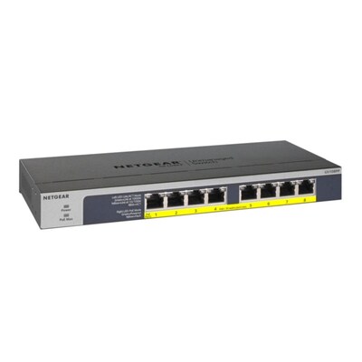 And the günstig Kaufen-Netgear GS108PP 8-Port Gigabit Switch PoE+ unmanaged. Netgear GS108PP 8-Port Gigabit Switch PoE+ unmanaged <![CDATA[• 8-Port Gigabit Ethernet PoE+ • Unmanaged Switch mit 120W PoE Budget • Rack-oder Wandbefestigung • Metallgehäuse, lüfterlos]]>. 