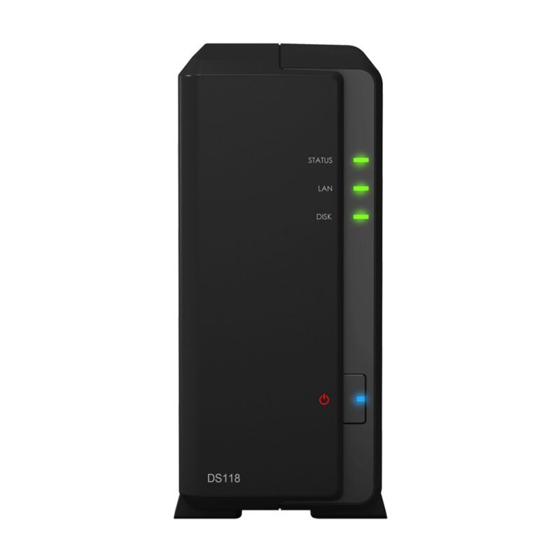 Synology DS118 NAS System 1-Bay 4TB inkl. 1x 4TB Seagate ST4000VN006