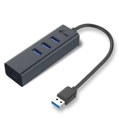 port günstig Kaufen-i-tec USB-A HUB 3 port USB 3.0 + Gigabit Ethernet Adapter Metall. i-tec USB-A HUB 3 port USB 3.0 + Gigabit Ethernet Adapter Metall <![CDATA[• USB-A auf 3x USB-A 3.0 Hub + 1x Gigabit Ethernet • elegantes Metalldesign • Überspannungsschutz • sehr k