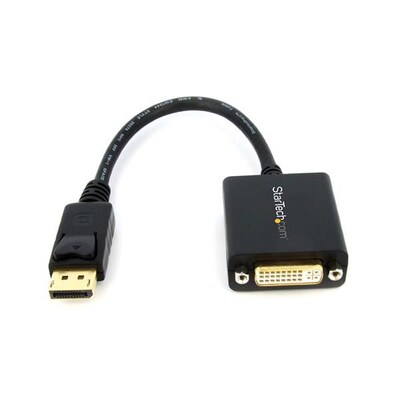 Display Port günstig Kaufen-Startech Displayport Adapter 0,15m DP zu DVI HDTV passiv St./Bu. schwarz. Startech Displayport Adapter 0,15m DP zu DVI HDTV passiv St./Bu. schwarz <![CDATA[• VGA/DVI-Adapter • Anschlüsse: Displayport und DVI-I (24+5) Dual Link • Farbe: schwarz, Lä