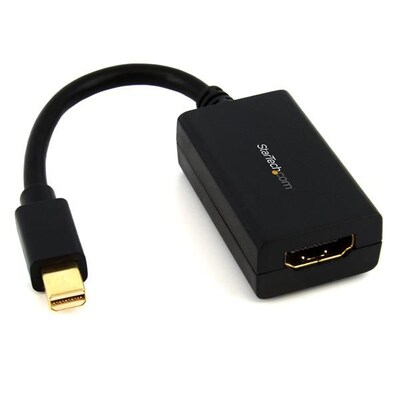 Startech  Displayport Adapter 0,13m mini DP zu HDMI passiv St./Bu. schwarz | 00065030836906