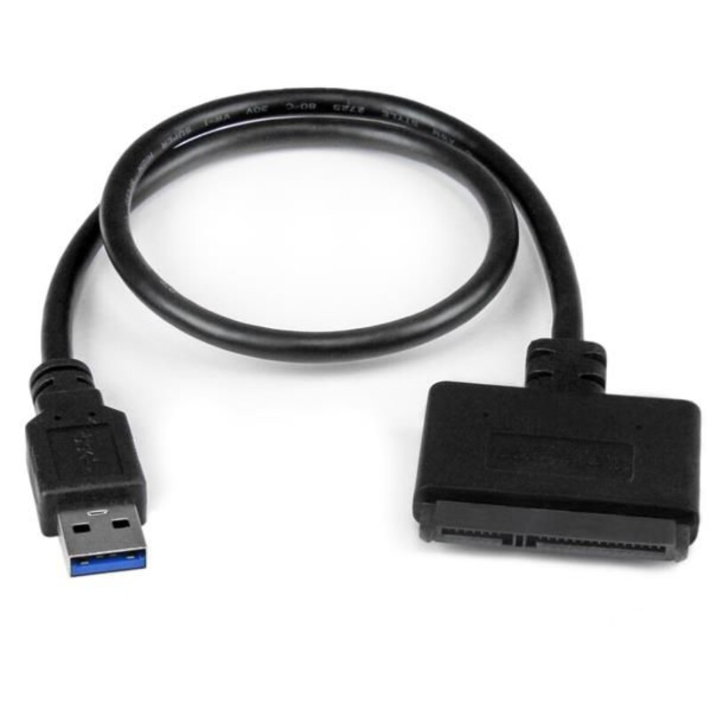 Startech USB 3.0 Adapterkabel zu 2,5" SATA III UASP SSD/HDD St./St. schwarz