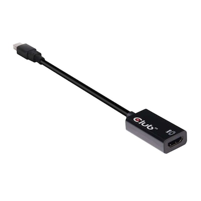 mini DisplayPort günstig Kaufen-Club 3D DisplayPort 1.4 Adapter mDP zu HDMI 2.0a HDR aktiv schwarz CAC-1180. Club 3D DisplayPort 1.4 Adapter mDP zu HDMI 2.0a HDR aktiv schwarz CAC-1180 <![CDATA[• Displayport-Adapter • Anschlüsse: Mini Displayport und HDMI A • Farbe: schwarz • D