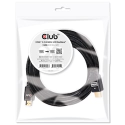 Club 3D HDMI 2.0 Kabel 10m 4K60Hz RedMere UHD St./St. schwarz