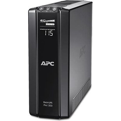 er in günstig Kaufen-APC Back UPS PRO BR1200G-GR, 1200VA, (6x Schuko, Display). APC Back UPS PRO BR1200G-GR, 1200VA, (6x Schuko, Display) <![CDATA[• USV für Computer, Multimedia und SoHo-Anwendungen • Kapazität: 1200VA, 720W (ca. 8 Min. Autonomie bei Vollast) • Ausgä